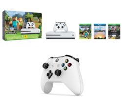 MICROSOFT  Xbox One S with Minecraft Favourites & Xbox Wireless Controller Bundle